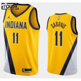 Dres Indiana Pacers Domantas Sabonis 11 2020-21 Jordan Brand Statement Edition Swingman - Dječji